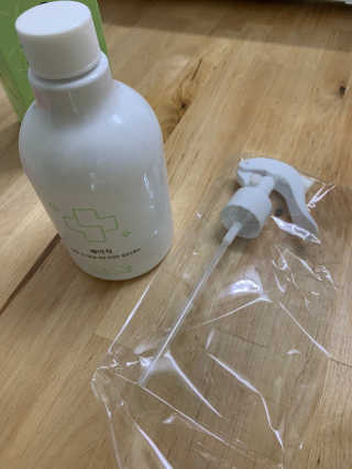 그린그램 베이직 뿌리는 살균 소독제 살균소독수 — 5점을 준 리뷰어가 2020년 3월 올린 사용 사진