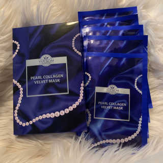 Pearl Collagen Velvet Mask 1 BOX by YVESOM — 5점을 준 리뷰어가 2019년 2월 올린 사용 사진