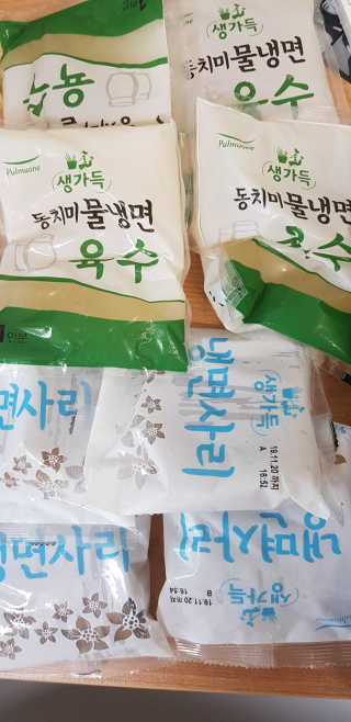 풀무원 여름별미 Best 냉면 세트 겨울동치미, 평양냉면 — 5점을 준 리뷰어가 2019년 6월 올린 사용 사진