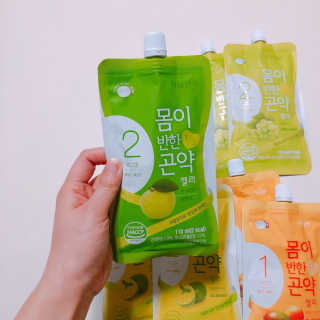 몸반곤 몸이반한 이중 곤약젤리 저칼로리4종_총8파우치 — 5점을 준 리뷰어가 2019년 3월 올린 사용 사진