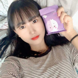 [후르디아] 블루베리 립앤아이 리무버 패드 4개 세트 — 5점을 준 리뷰어가 2020년 3월 올린 사용 사진