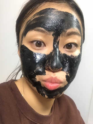 퓨어힐스 포어 클리어 블랙 챠콜 필오프 팩 — 4점을 준 리뷰어가 2019년 3월 올린 사용 사진