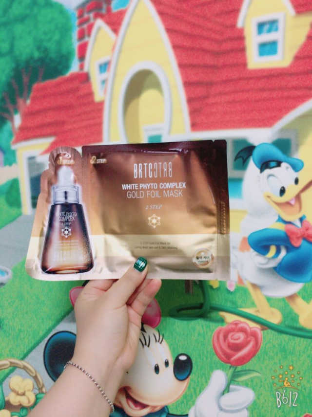 골드호일 마스크 5장입 리뷰 사진