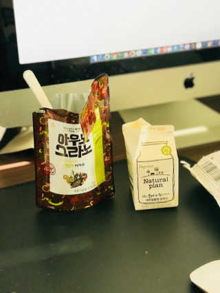 아우노그라노 오리지날, 진짜 베리, 진짜 카카오 — 5점을 준 리뷰어가 2018년 1월 올린 사용 사진