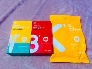 레인보우샵 올인원세탁세제,베이킹소다 스틱포6개입+세탁조클리너 — 5점을 준 리뷰어가 2018년 3월 올린 사용 사진