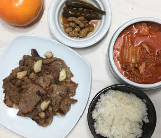 화순집 한돈 마늘생강구이 — 5점을 준 리뷰어가 2019년 1월 올린 사용 사진