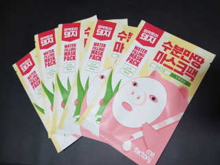 미팩토리 수분 만땅 마스크팩 5매 — 5점을 준 리뷰어가 2018년 2월 올린 사용 사진