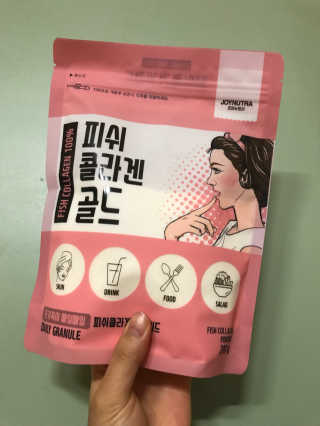 조이뉴트라 피쉬콜라겐골드 — 1점을 준 리뷰어가 2018년 8월 올린 사용 사진