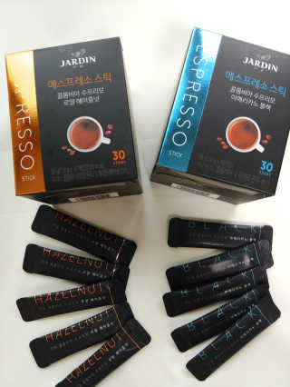 (주)쟈뎅 쟈뎅 에스프레소 스틱 [블랙+헤이즐넛 set] — 5점을 준 리뷰어가 2020년 3월 올린 사용 사진
