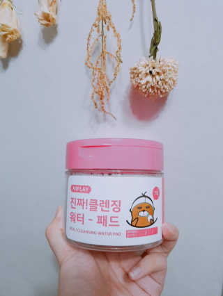 미플레이 진짜 클렌징 워터 패드 — 5점을 준 리뷰어가 2018년 11월 올린 사용 사진