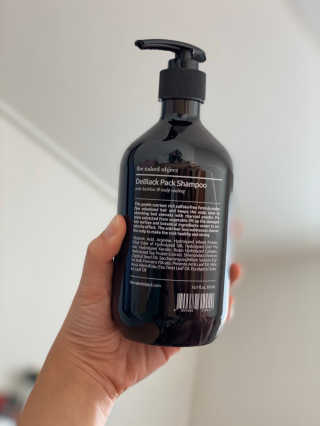 the naked object [탈모볼륨샴푸] 디블랙 팩 샴푸 — 5점을 준 리뷰어가 2019년 12월 올린 사용 사진