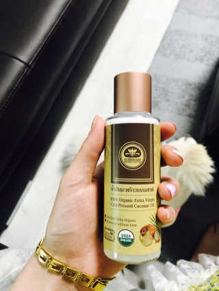 카오코탈라이푸 카오코 오가닉 버진 코코넛오일 100ml／바르는오일 — 4.33점을 준 리뷰어가 2018년 4월 올린 사용 사진