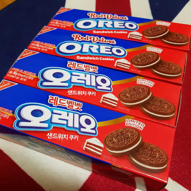 오레오 레드벨벳 리뷰 사진