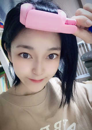 유닉스 USB 충전식 헤어롤 슈가핀 38mm — 5점을 준 리뷰어가 2020년 3월 올린 사용 사진