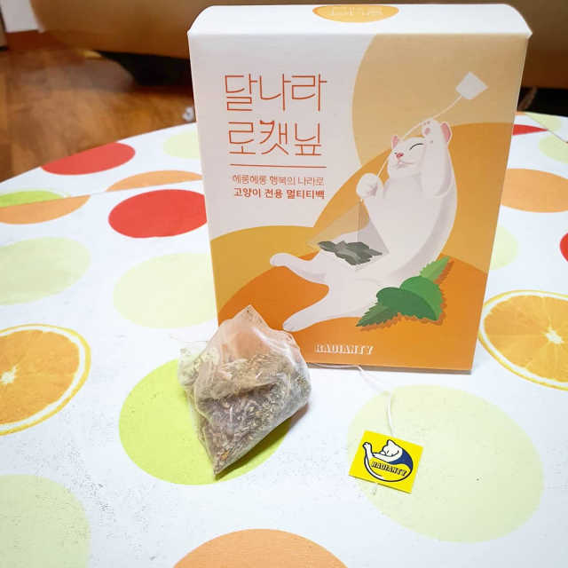 [레디언티] 고양이 마약 달나라로캣닢 2set 리뷰 사진