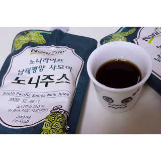 장수농가 남태평양 사모아 노니 원액 1L or 200mlx10팩 중 택 1 — 5점을 준 리뷰어가 2019년 1월 올린 사용 사진
