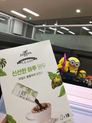 (주)쟈뎅 [쟈뎅] 클래스 신선한 하루 원두+여과지 SET — 5점을 준 리뷰어가 2019년 3월 올린 사용 사진