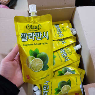 장수농가 리얼깔라만시 — 4.83점을 준 리뷰어가 2018년 4월 올린 사용 사진