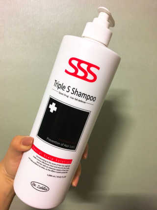나실패밀리 트리플에스 탈모 샴푸 1000ml — 4점을 준 리뷰어가 2017년 5월 올린 사용 사진