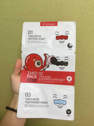 나이팅게일 TAKO PACK NOSE [문어코팩] — 3.67점을 준 리뷰어가 2017년 9월 올린 사용 사진