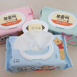 보솜이 아기물티슈 베이비케어 푸에디션 캡 74매 10입 — 5점을 준 리뷰어가 2019년 4월 올린 사용 사진