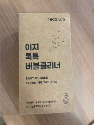 [에코앤드]이지톡톡 버블클리너 1종세척제 — 5점을 준 리뷰어가 2019년 7월 올린 사용 사진
