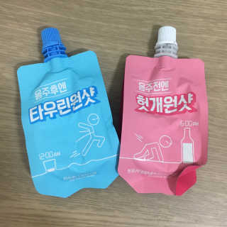 천호식품 숙취해서 헛개원샷, 타우린원샷 술푼너에게 — 5점을 준 리뷰어가 2017년 12월 올린 사용 사진