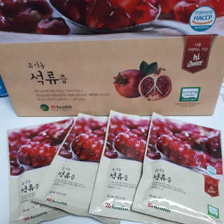 [하이헬스] 정말 진하고 맛있는 유기농 석류즙 30포 — 5점을 준 리뷰어가 2019년 11월 올린 사용 사진