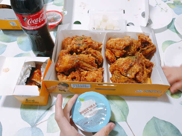[치킨마루]-빠사칸허니치킨set 리뷰 사진