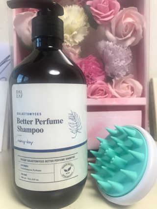 달리프 베러 퍼퓸 샴푸 1000ml 레이니데이 or 일랑로즈 — 4점을 준 리뷰어가 2020년 2월 올린 사용 사진