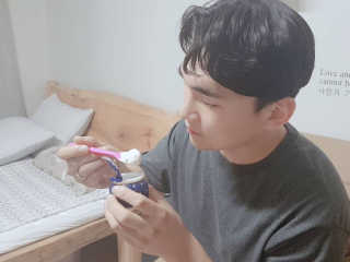[매일 바이오] 생크림요거트 플레인 12개 + 유자 12개 — 5점을 준 리뷰어가 2019년 7월 올린 사용 사진
