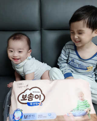 보솜이 액션핏 팬티형 — 5점을 준 리뷰어가 2019년 3월 올린 사용 사진