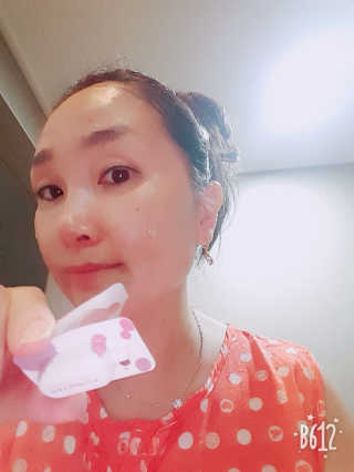 야시엔코 앰플수면팩 퍼플 — 5점을 준 리뷰어가 2018년 7월 올린 사용 사진