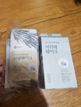 [착한습관]건강한 한끼, 귀리 쉐이크와 서리태 쉐이크 — 5점을 준 리뷰어가 2019년 8월 올린 사용 사진