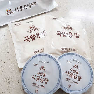 [풀무원] 사골곰탕국밥 황태해장국밥 — 4.67점을 준 리뷰어가 2018년 6월 올린 사용 사진
