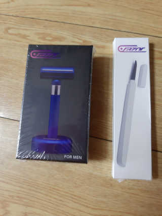 [C.razor]세라믹 제모기 택1+눈썹트리머 — 5점을 준 리뷰어가 2019년 7월 올린 사용 사진
