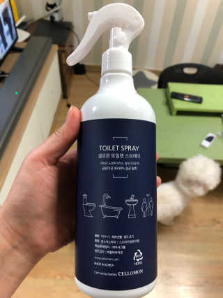 셀로몬 토일렛 스프레이 500ml — 5점을 준 리뷰어가 2018년 5월 올린 사용 사진