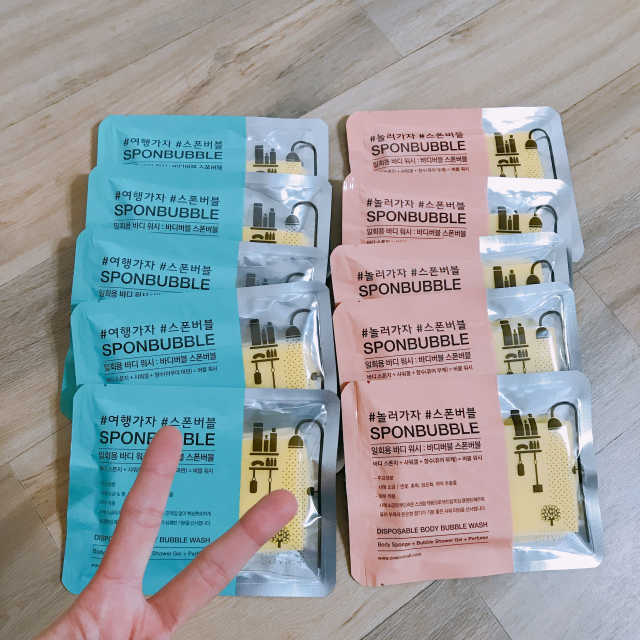 사비아 바디버블 스폰버블 리뷰 사진