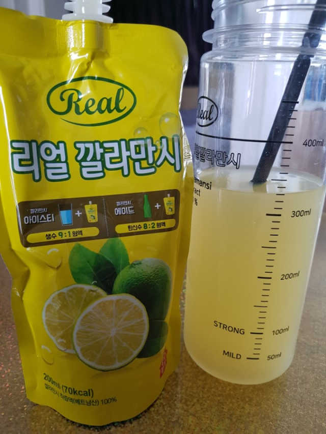 리얼깔라만시 리뷰 사진