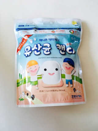 제니튼 닥터제니 유산균 캔디 200정 — 4점을 준 리뷰어가 2016년 10월 올린 사용 사진