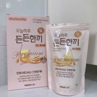 [정선드림] 오늘하루 든든한끼 허니통곡물 1BOX — 4점을 준 리뷰어가 2019년 10월 올린 사용 사진