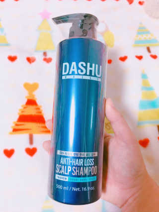 다슈코리아 다슈 데일리 한방 두피 골드 샴푸 500ml — 5점을 준 리뷰어가 2017년 10월 올린 사용 사진