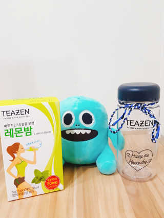 티젠 레몬밤 + 마이보틀 — 4.67점을 준 리뷰어가 2018년 7월 올린 사용 사진