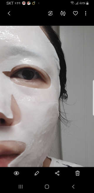 라씨엘르 비 샤인 쥬얼리 마스크 톤업광채 — 5점을 준 리뷰어가 2019년 9월 올린 사용 사진