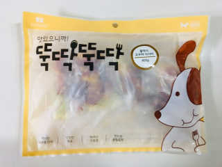 [펫토리아] 뚝딱뚝딱 400g 강아지 간식 베스트5종 — 5점을 준 리뷰어가 2019년 1월 올린 사용 사진
