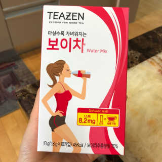 티젠 보이차 + 마이보틀 세트 — 5점을 준 리뷰어가 2018년 6월 올린 사용 사진