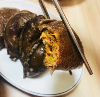 유천냉면 유천 비빔냉면 2인분+메밀지짐만두 280g — 4점을 준 리뷰어가 2018년 6월 올린 사용 사진