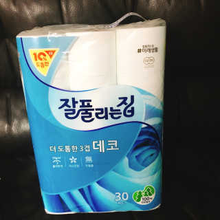 잘풀리는집 더 도톰한 3겹 데코 30롤 — 5점을 준 리뷰어가 2018년 5월 올린 사용 사진