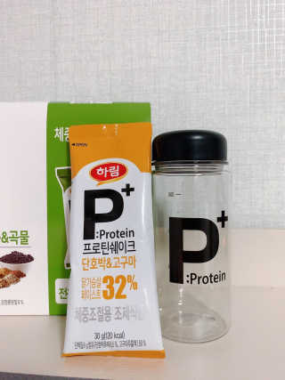 하림 P+ 닭가슴살 프로틴 쉐이크 — 5점을 준 리뷰어가 2019년 6월 올린 사용 사진