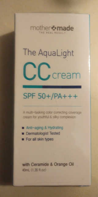 마더메이드 더 아쿠아라이트 CC크림 SPF50+ PA+++ — 5점을 준 리뷰어가 2019년 10월 올린 사용 사진